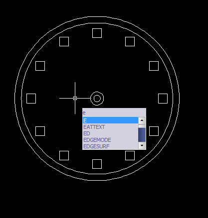 CAD定數(shù)等分畫鐘表教程