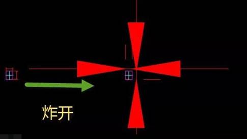 為什么CAD圖塊炸開后里面的標注箭頭變得很大