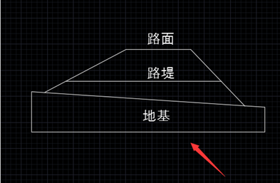 CAD畫(huà)道路土方斷面圖的教程