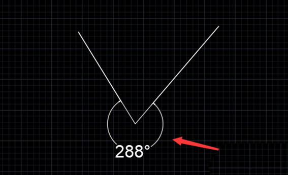 CAD怎么標(biāo)注大于180的角度