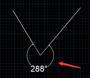 CAD中如何標注較大的角度？
