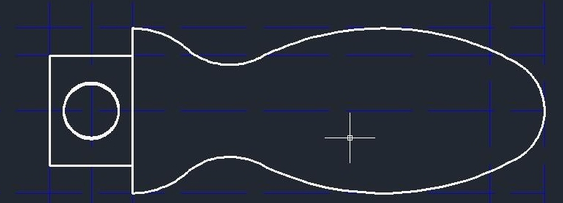 CAD如何設(shè)計(jì)簡單的手柄？