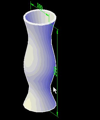 CAD怎樣設(shè)計(jì)簡(jiǎn)易花瓶
